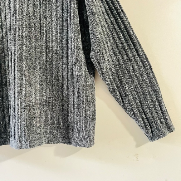 Quick Reflex Grey Medium V Neck Sweater Cotton Acrylic - Picture 7 of 11